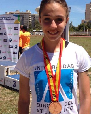 Doble bronce para Lara Gómez en el nacional universitario