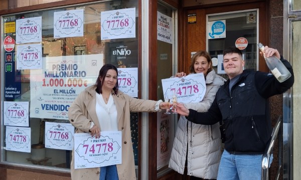 &#039;Laquetoca&#039; da un cuarto y un quinto premio en el sorteo de Navidad
