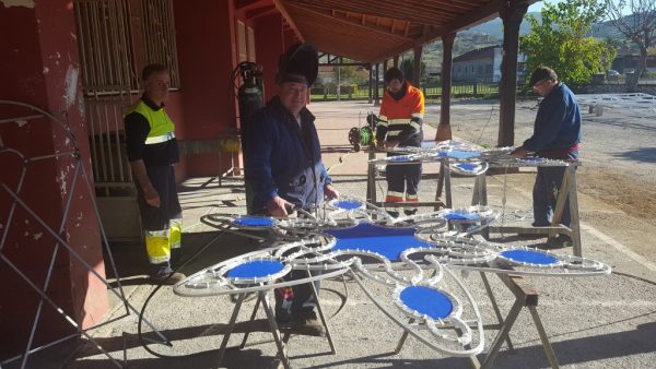 Juegos elaborados por operarios municipales y contratados