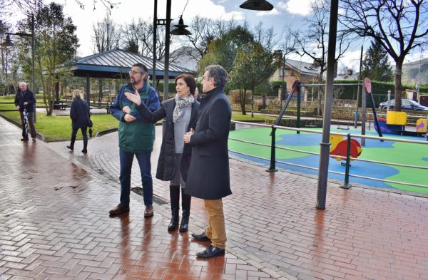 Visita de Martín, González y Argumosa al parque Juan XXIII