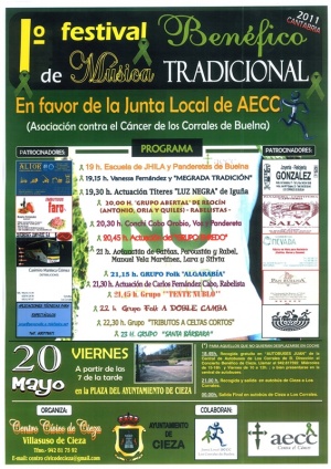 Una veintena de artistas actuarán en el festival benéfico de Cieza