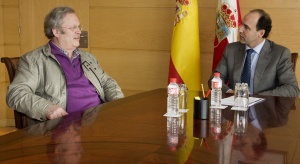 Tezanos con Ignacio Diego