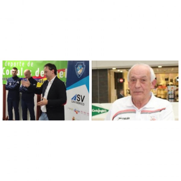 Bolo Palma: Francisco Javier Ceballos y Pedro González en el encendido de La Farola