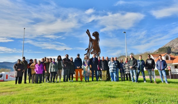 Inauguración del monumento al antropomorfo