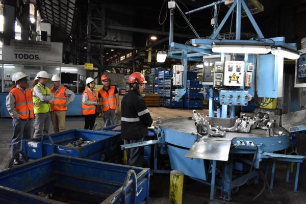 Reciente visita institucional a la planta de fundición