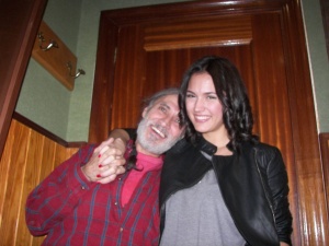 Nos visitaron Michelle Calvó y Ramón García del Pomar