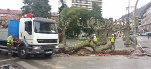 El concejal de Obras espera que la reordenación del tráfico en el centro esté terminada en una semana