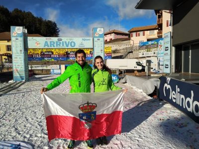Oro para Melanie Peñalver y bronce para Roberto Ruiz en el mundial de raquetas de nieve