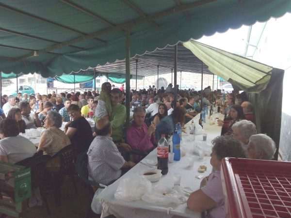 Instante de la comida.