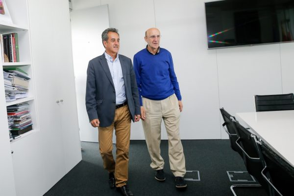 Encuentro entre el consejero y el alcalde de San Felices