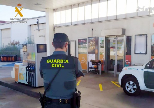 Dispositivo de vigilancia de la Guardia Civil.