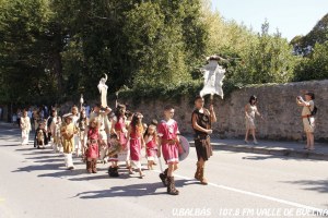 Guerras Cántabras 2014. Entrada del desfile infantil al Circo Máximo