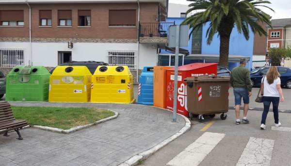 Área de recogida en Los Corrales