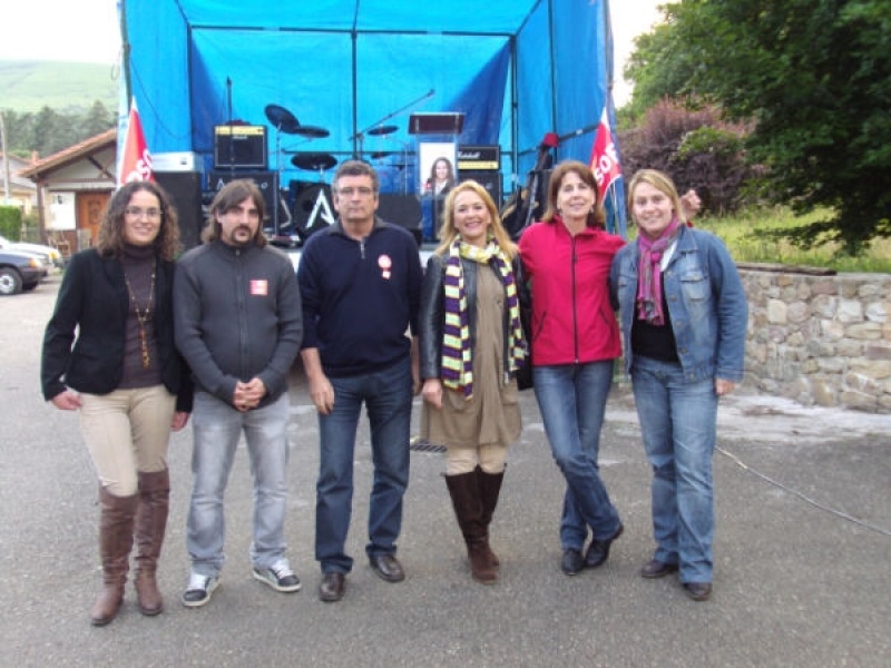 Mitin socialista en La Serna de Iguña