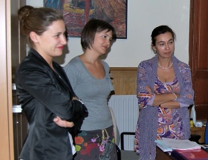 Eva Villaescusa, Paloma Alejos y María Eugenia Gutiérrez