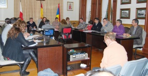 Última sesiónplenaria celebrada por la Corporación de Los Corrales