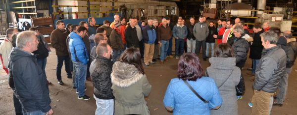 Última asamblea de trabajadores de Greyco