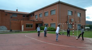 En los patios se notó la huelga en la Enseñanza