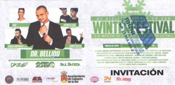 Regalaremos invitaciones para el Winter Festival 2014