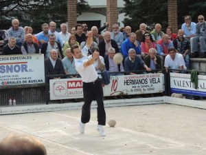 Óscar González desde el tiro en la final