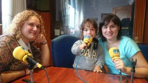 Lucía, la niña corraliega del anuncio de Campofrío nos ha visitado hoy