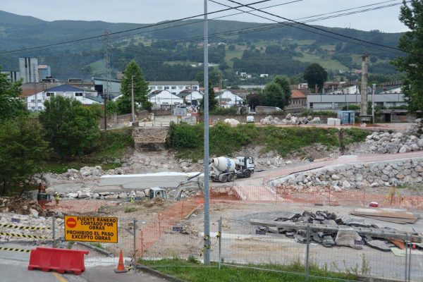 Ya han comenzado los trabajos de construcción de la pasarela