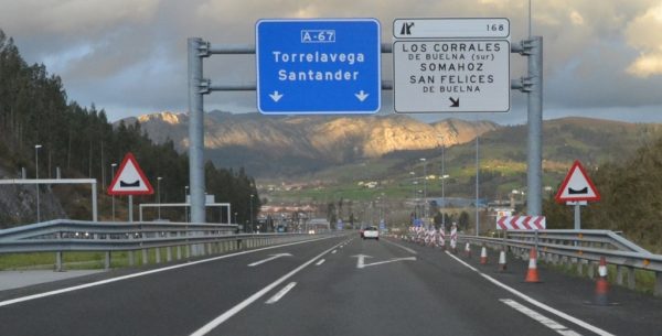 Cortado el acceso a Los Corrales por la A67