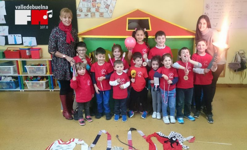 María Pardo Rojo en el colegio Besaya y La Radio Con Clase