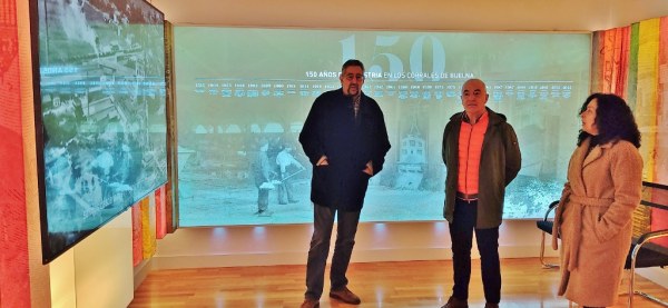 Visita de Argumosa y Lombilla al centro de interpretación