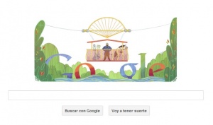 Inicio de Google en este día