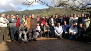 Foto de familia previa al inicio del Maratón.