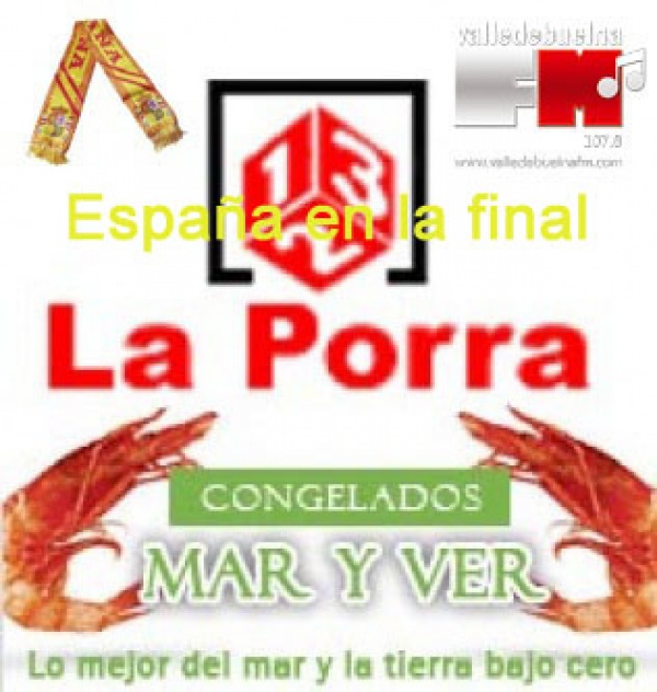 ¡España en la final! Congelados Mar y Ver con la Selección, vuelve La Porra