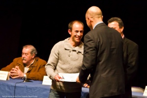 José A. García premiado en la pasada Gala del deporte de Buelna y Cieza