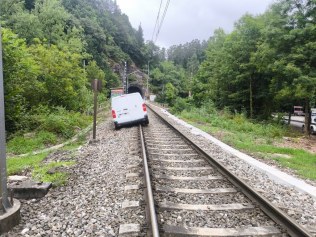 Corte de la circulación ferroviaria