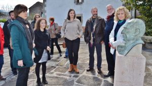 Visita a Molledo de Eva Díaz Tezanos y Ramón Ruiz