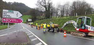 Obras en las márgenes del entorno de la rotonda de Riocorvo