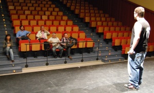 Un momento del casting de Guerras Cántabras