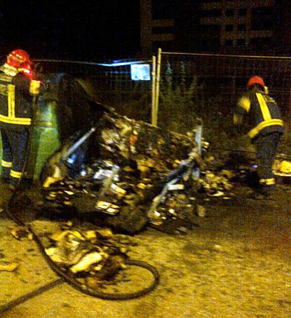 Actuación de Policía Local y Bomberos