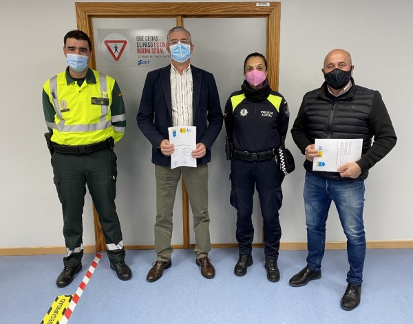 De izquierda a derecha, Flores, Tolosa, Fernández y Molleda