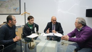 Reunión de Recio con La Vijanera y Tezanos