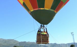 Actividad en globo del campamento de 2015