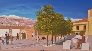 Uno de los proyectos que maneja el Ayuntamiento para la plaza de Mata