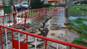 Situación en la que quedaron las aceras