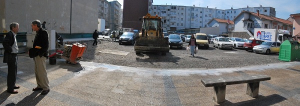 Inicio de las obras del nuevo parque del teatro