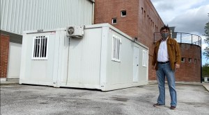 Palacio en la sede de ambulancias en La Serna