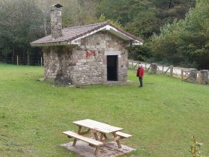 Federico Crespo en el refugio del monte Tejas