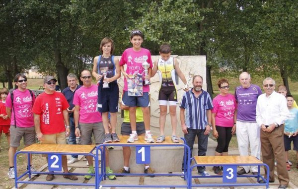 Raúl Gancedo, campeón del Circuito Cántabro de Triatlón, en La Farola