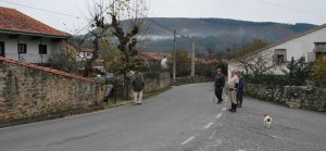 Calle y casas en Cieza.