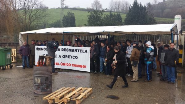 Parada técnica en la huelga de Greyco