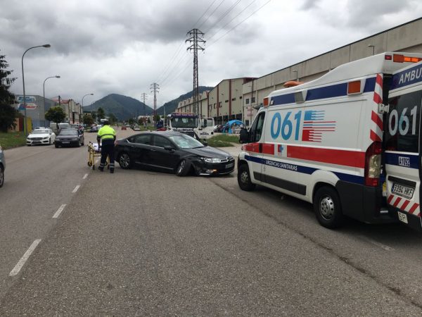 Accidente en el polígono de Barros
